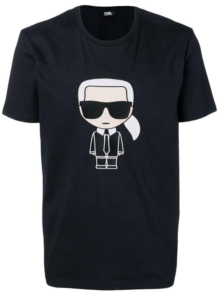 Karl Lagerfeld Karlito Print T-shirt - Blue