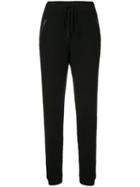Baja East Rib Knit Trousers, Women's, Size: 3, Black, Cashmere