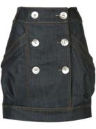 Manning Cartell High Waisted Denim Mini Skirt - Blue
