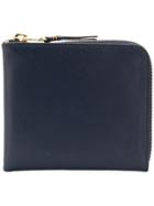 Comme Des Garçons Wallet Compact Zipped Wallet - Blue