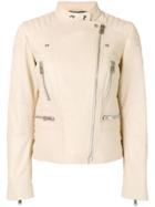 Belstaff Sidney Leather Jacket - Neutrals