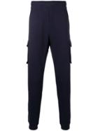 Z Zegna Elasticated Cuff Cargo Trousers - Blue