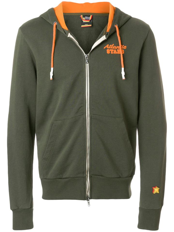 Atlantic Stars Zipped Hoodie - Green