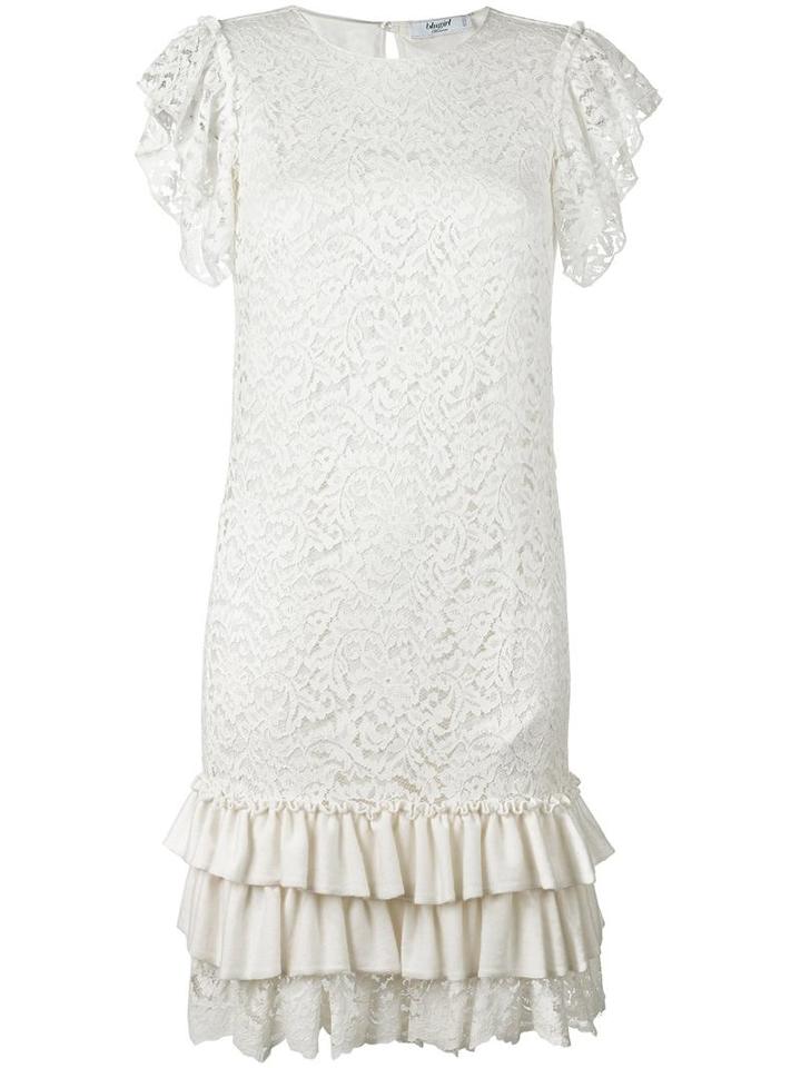Blugirl Lace Dress, Women's, Size: 42, Nude/neutrals, Cotton/polyamide/polyester