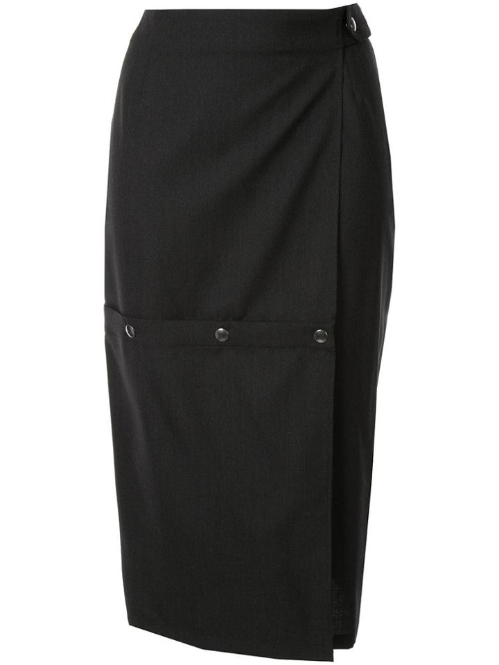 Boyarovskaya Hybrid Pencil Skirt - Black