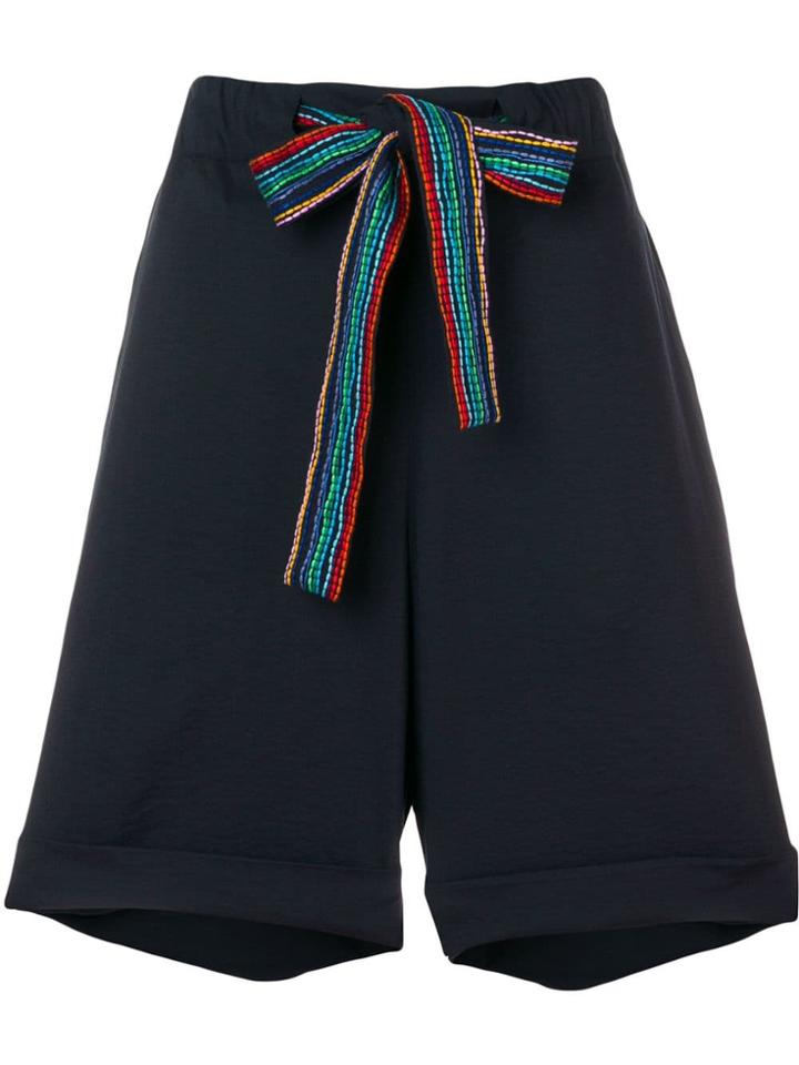 Chinti & Parker High-waist Shorts - Blue