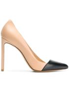 Francesco Russo Toe Cap Pumps - Nude & Neutrals