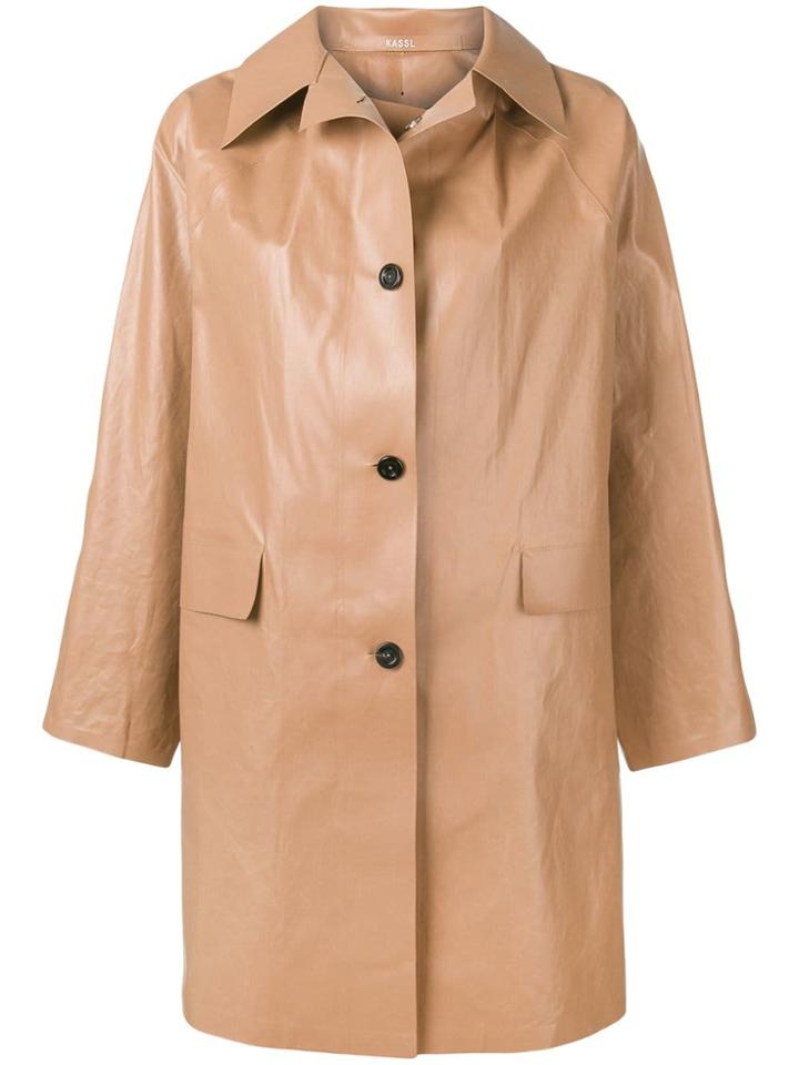 Kassl Oil-coated Trenchcoat - Brown
