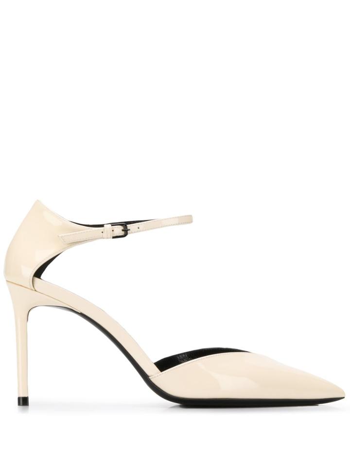 Saint Laurent Anja D'orsay Pumps - Neutrals