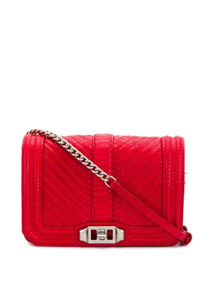 Rebecca Minkoff Love Rectangle Satchel Bag - Red