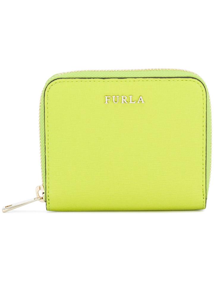 Furla Zip Around Wallet - Green