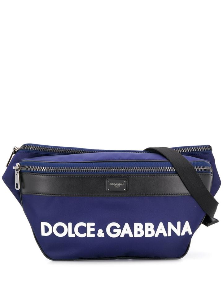 Dolce & Gabbana Logo Belt Bag - Blue