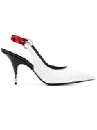 Alain Tondowski Slingback Pumps - White