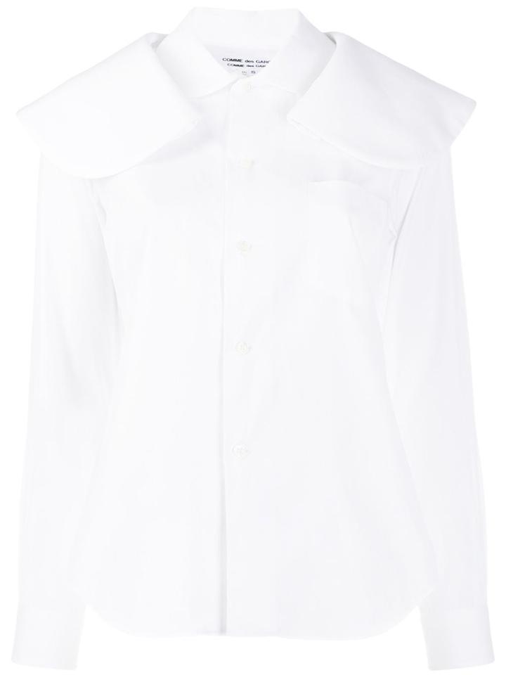 Comme Des Garçons Comme Des Garçons Structured Shoulder Shirt - White