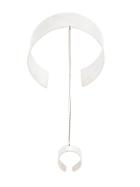 Ann Demeulemeester Ring Chained Bracelet - Metallic