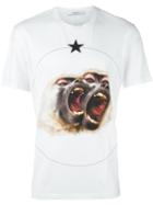 Givenchy Monkey Brothers Printed T-shirt, Men's, Size: Large, White, Cotton
