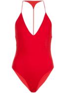 Alexandre Vauthier Open Back Bodysuit - Red