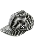 Off-white Vichy Print Baseball Cap - Black