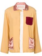 Marni Peaked Collar Jacket - Yellow & Orange