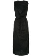 Lemaire Draped Cowl Neck Dress - Black