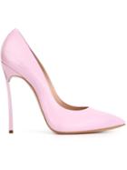 Casadei Blade Pumps, Women's, Size: 36.5, Pink/purple, Leather/patent Leather