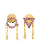 Gisele For Eshvi 'february' Earrings, Women's, Metallic