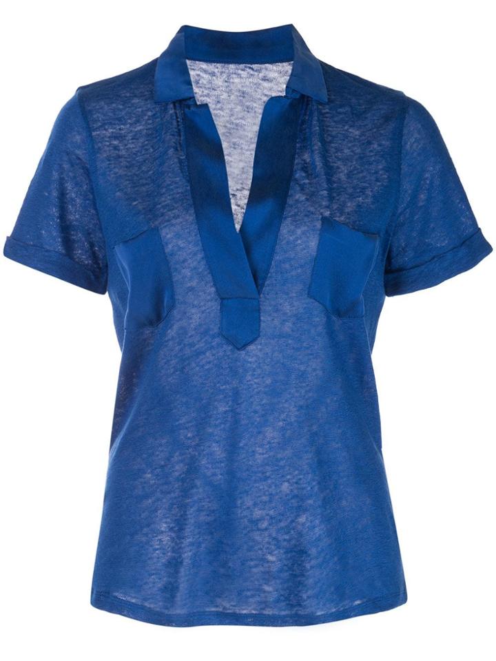 Majestic Filatures Fitted Shirt - Blue