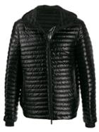 Emporio Armani Padded Hooded Jacket - Black