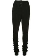 Muller Of Yoshiokubo Leg Warmer Tapered Trousers - Black
