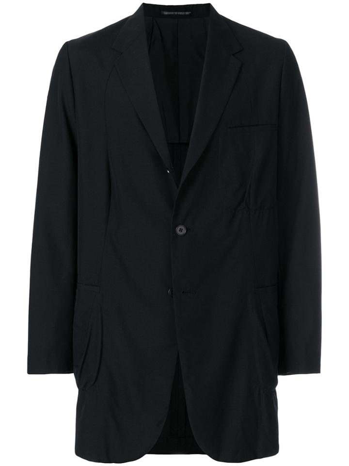 Yohji Yamamoto Vintage Patch Pockets Blazer - Black