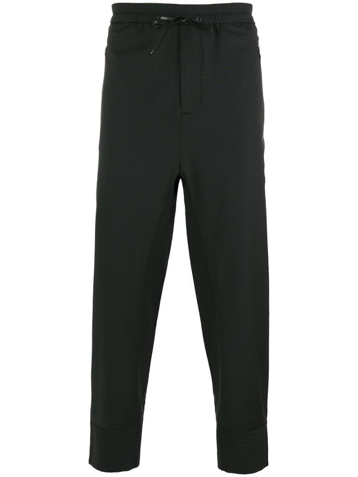 3.1 Phillip Lim Tapered Track Pants, Men's, Size: Small, Black, Virgin Wool