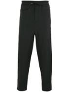 3.1 Phillip Lim Tapered Track Pants, Men's, Size: Small, Black, Virgin Wool