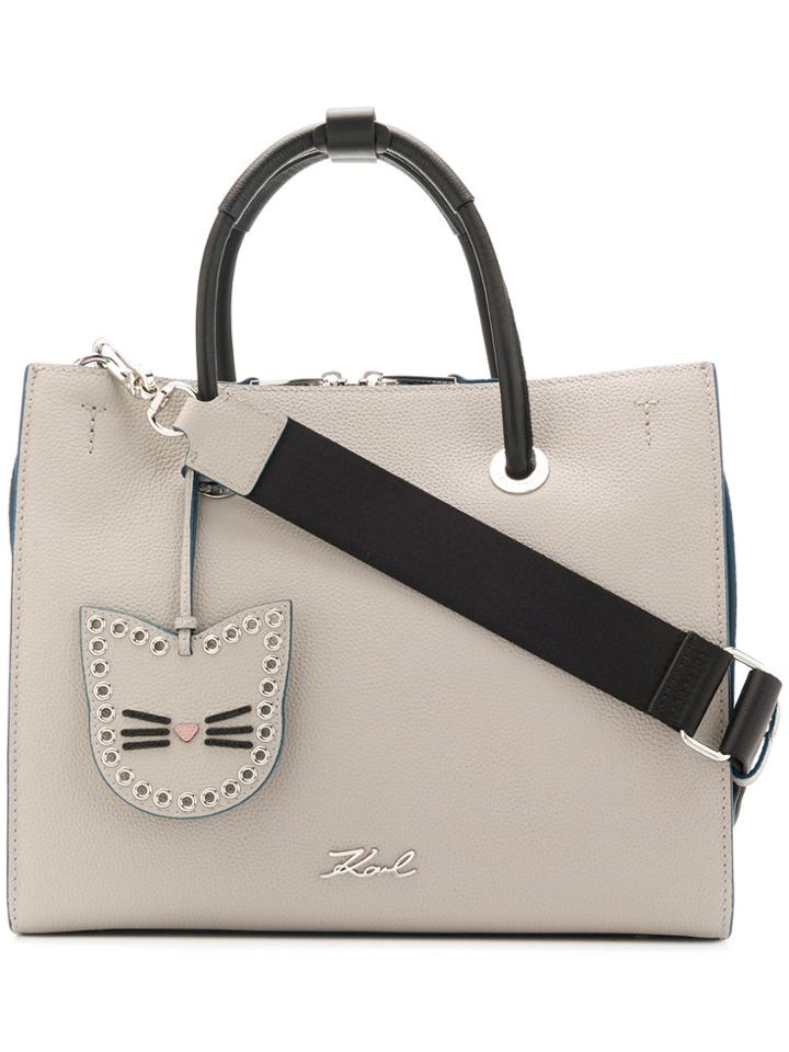 Karl Lagerfeld Karry All Shopper Tote Bag - Grey