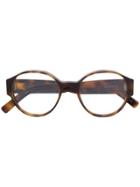 Christian Roth Eyewear Textuelle Glasses - Brown