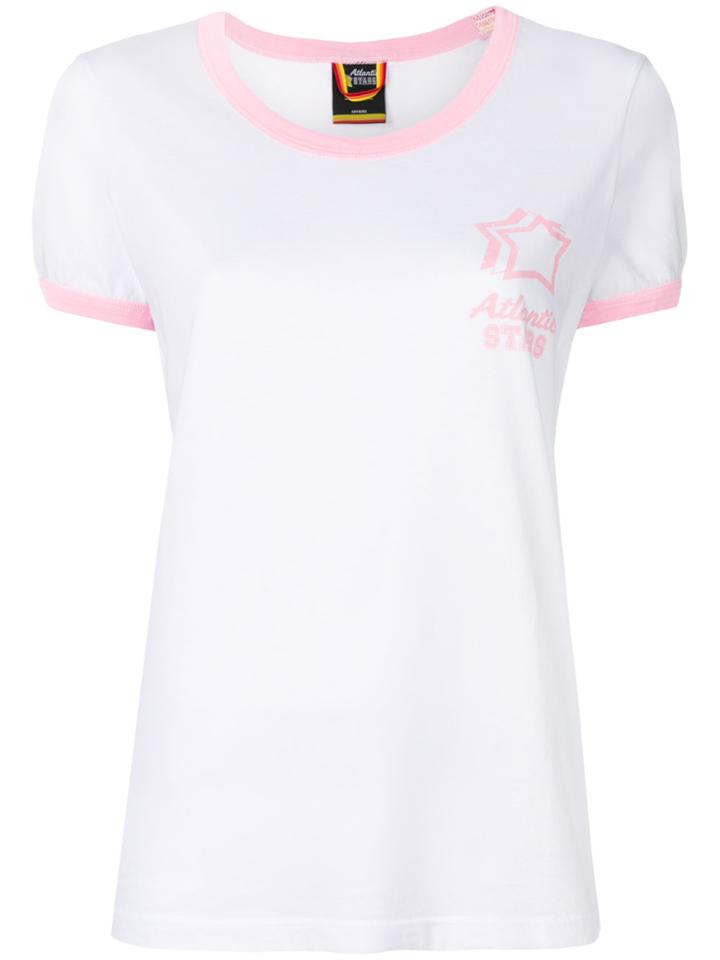 Atlantic Stars Logo Print T-shirt - White
