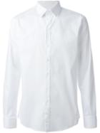 Dolce & Gabbana Classic Shirt, Men's, Size: 40, White, Cotton/spandex/elastane