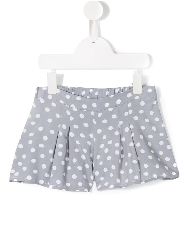 Le Petit Coco Polka Dot Shorts, Girl's, Size: 8 Yrs, White