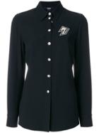 Versus Chest Patch Shirt - Black