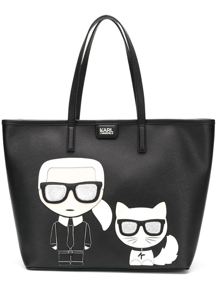 Karl Lagerfeld K/ikonik Shopper Bag - Black