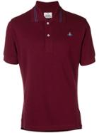 Vivienne Westwood Striped Collar Polo Shirt - Red