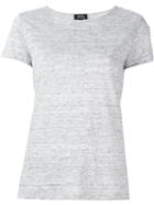 A.p.c. Honolulu Short Sleeve T-shirt, Women's, Size: S, Grey, Linen/flax
