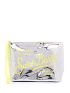Mc2 Saint Barth Metallic Wash Bag - Silver