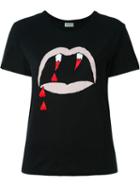 Saint Laurent 'blood Lust' T-shirt, Women's, Size: Medium, Black, Cotton