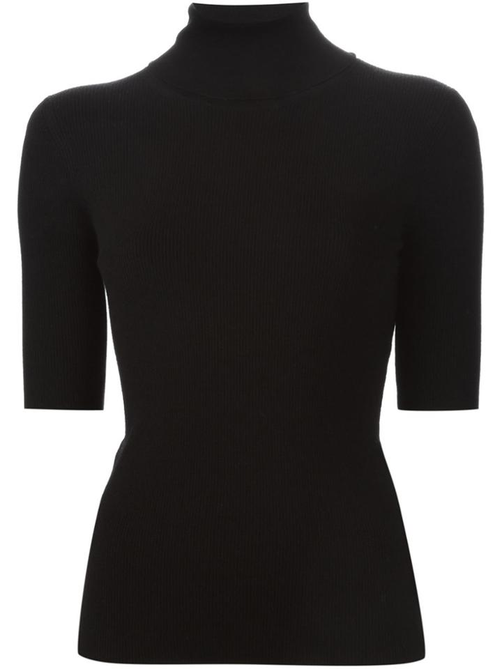Theory Short Sleeve Sweater - Black