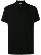 Versace Jeans Logo Print Polo Shirt - Black
