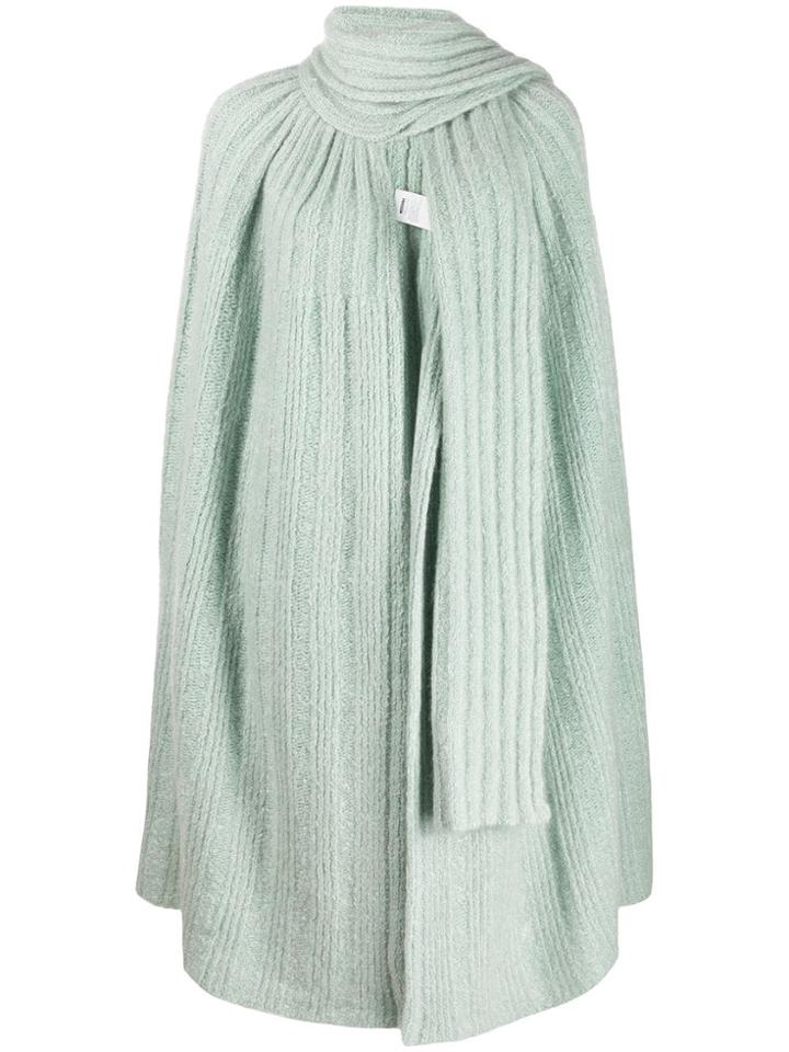 Missoni Knitted Cardi-coat - Blue
