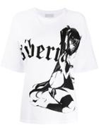 Siberia Hills Dark Queen Manga Print T-shirt - White