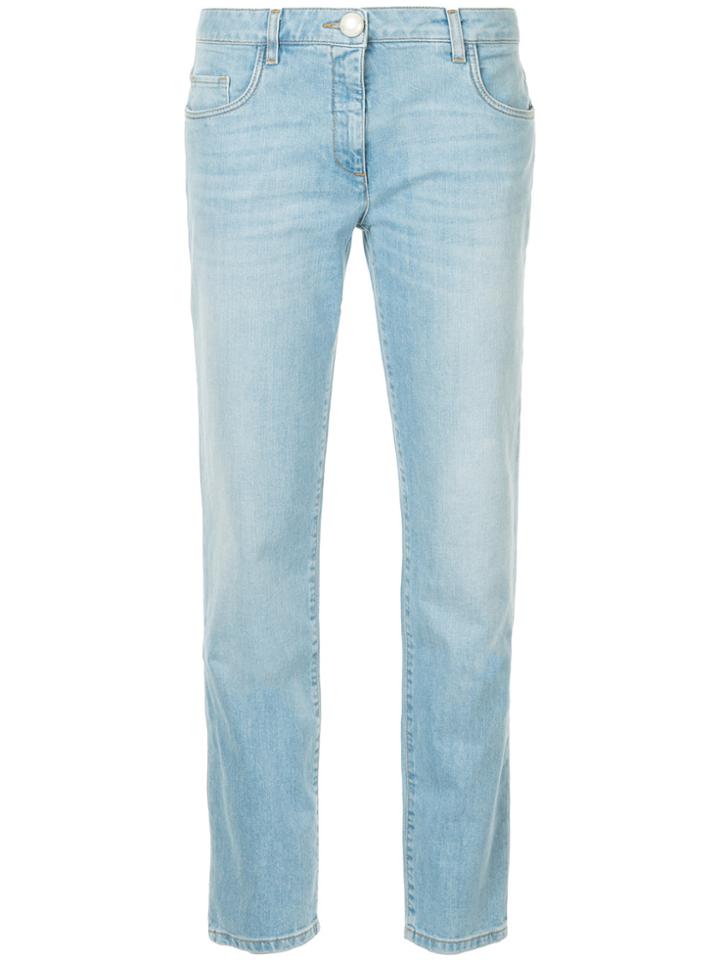 Boutique Moschino Straight Leg Jeans - Blue