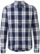 Kazuyuki Kumagai Checked Shirt - Blue