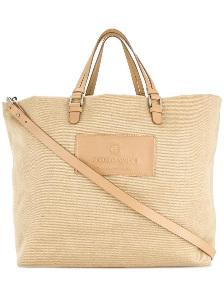 Giorgio Armani Pre-owned Shopper Tote - Brown